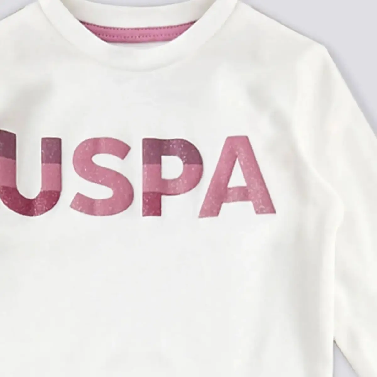 U.S. Polo 3lü Takım Uzun Kol Pembe