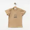 Winimo T-Shirt Smile Baskılı Sütlü Kahve
