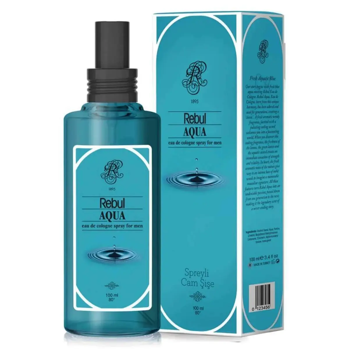 Rebul Sprey Kolonya 100 ml Aqua Rebul Sprey Kolonya 100 ml Aqua