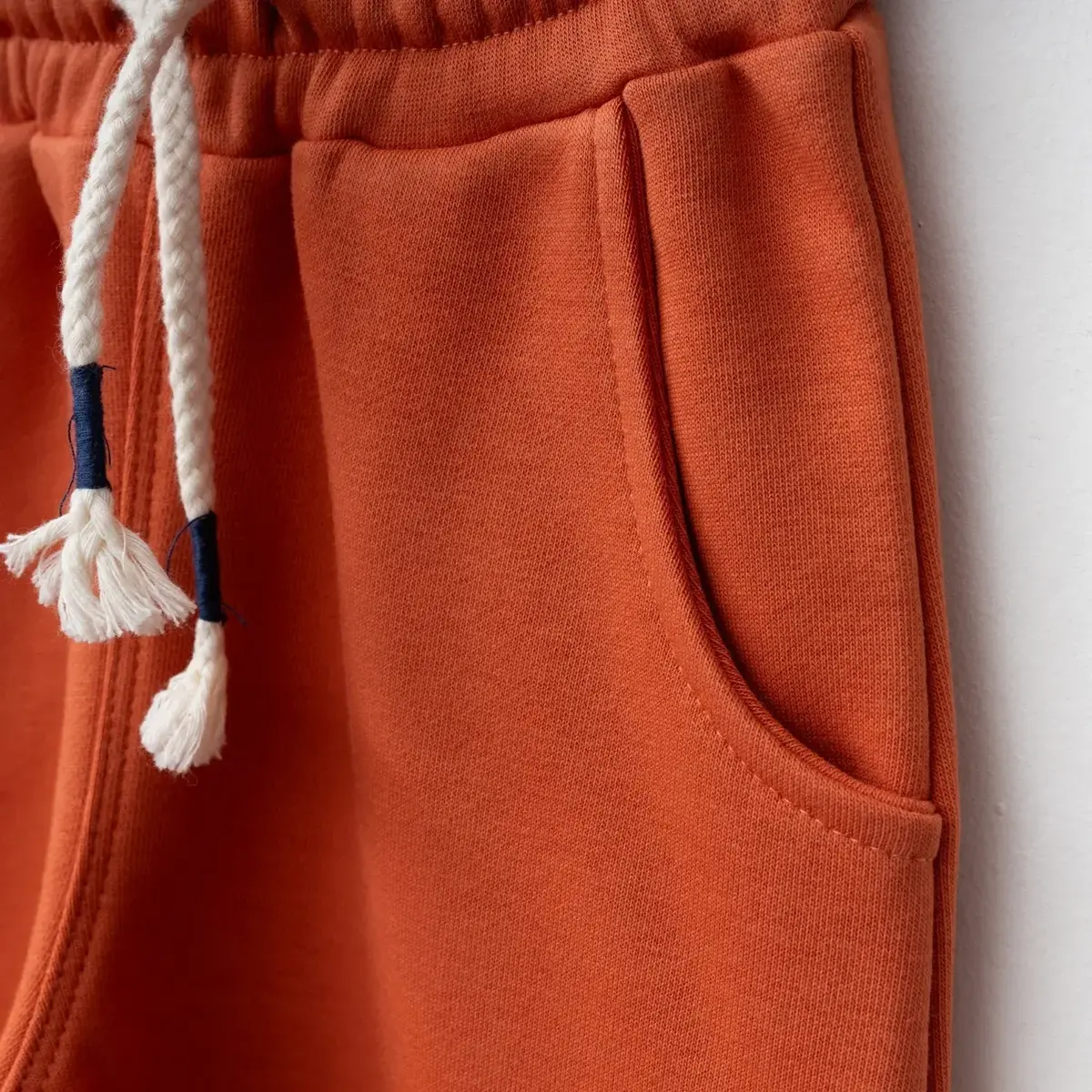 Bebolly Eşofman Altı Basic Üç İplik Şardonsuz Kiremit