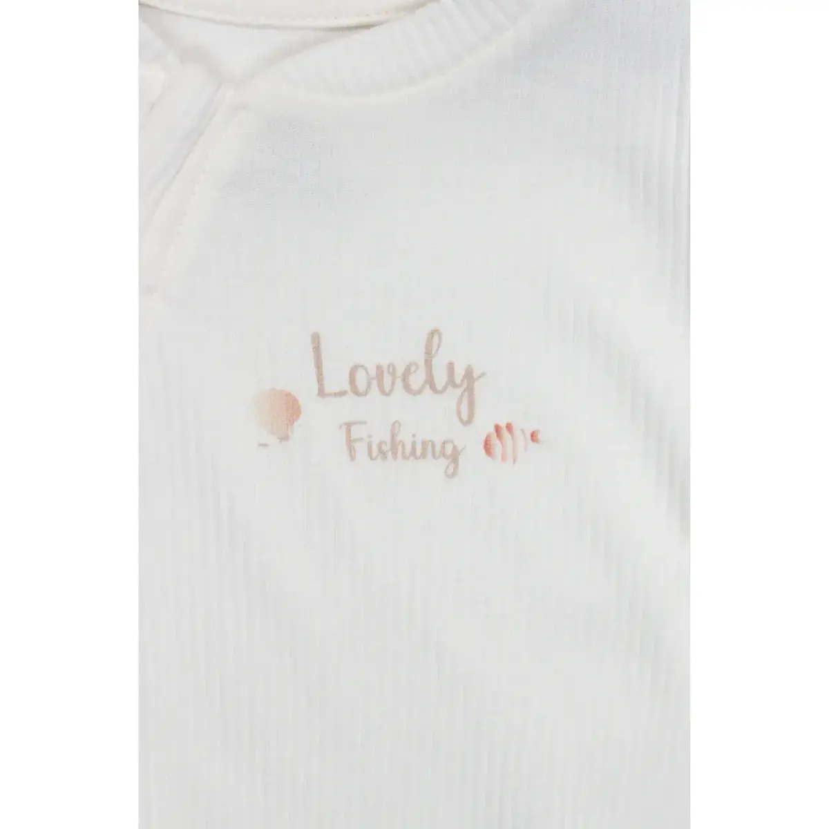 Bistyle Tulum Fermuarlı Modal Lovely Fishing Ekru