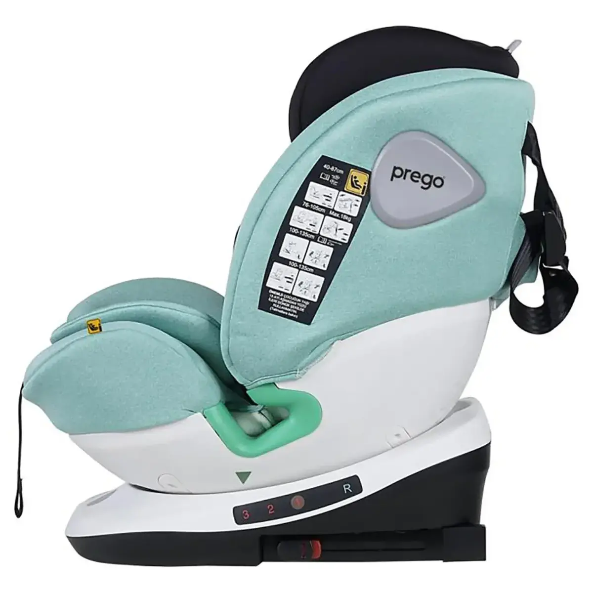 Prego Q9000 Cosmofix I-Size Oto Koltuğu 0-36 Kg Yeşil
