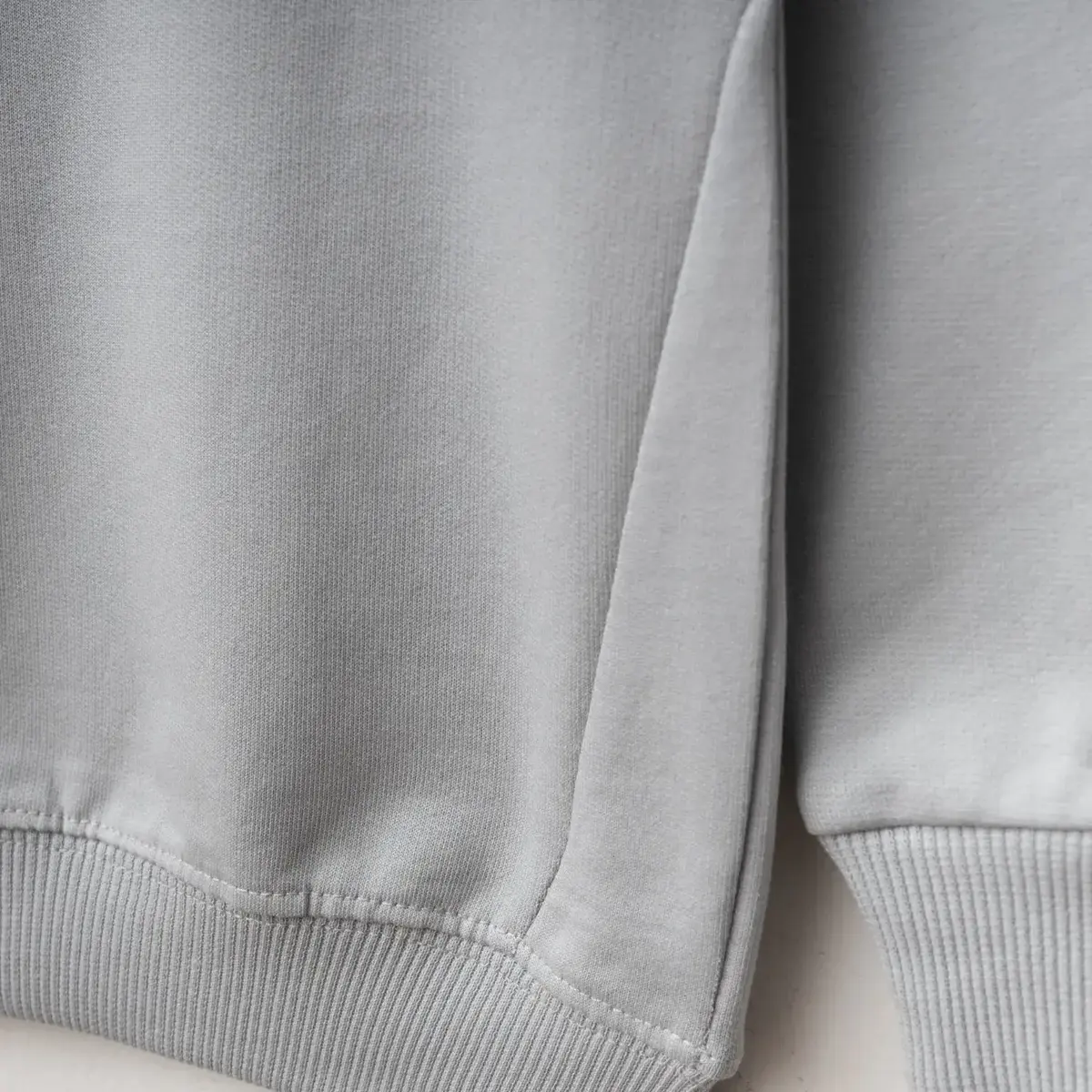 Winimo Sweatshirt Parçalı Basic Boyalı Gri