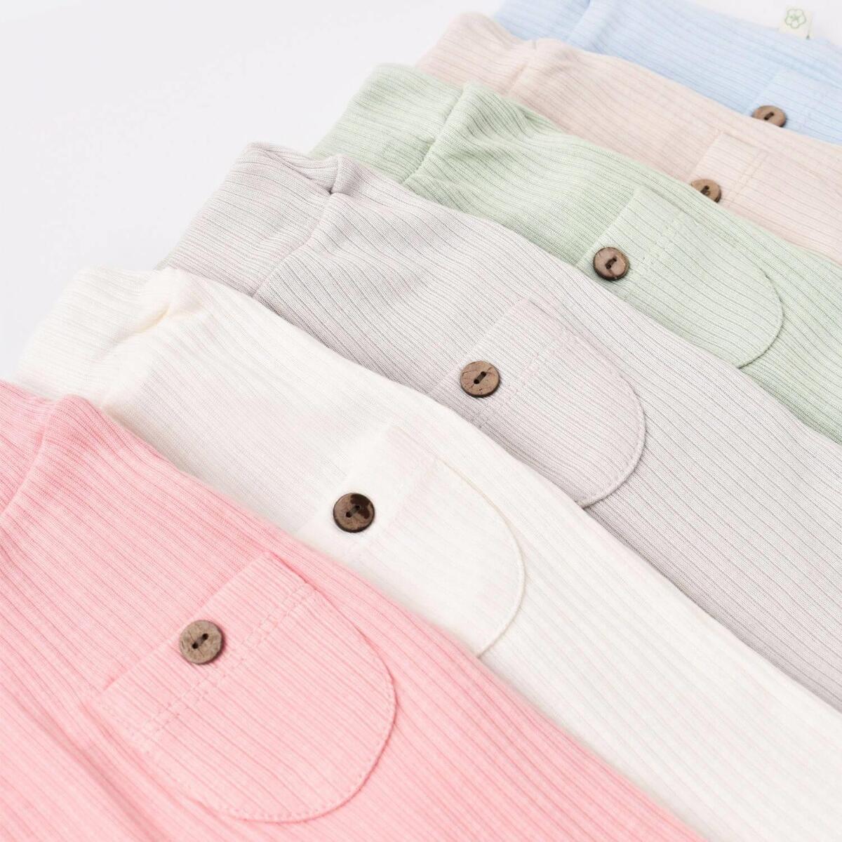 Bibaby Organik Pantolon Patiksiz Soft Modal Gri