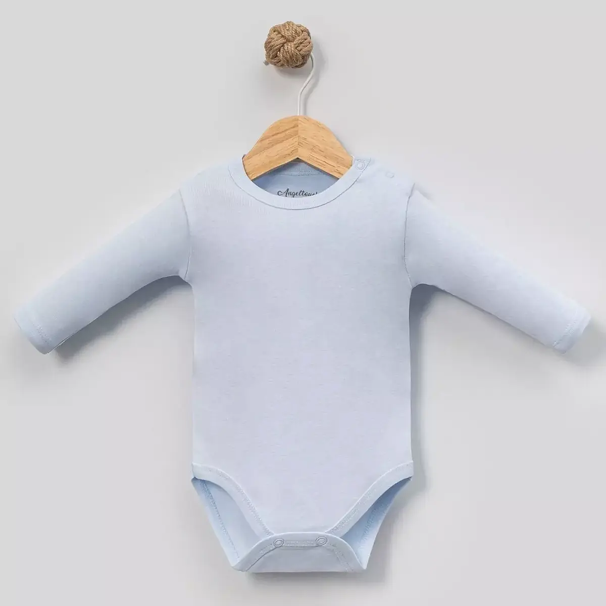 Angeltouch Body Uzun Kol Penye Mavi