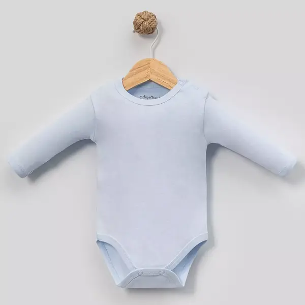 Angeltouch Body Uzun Kol Penye Mavi