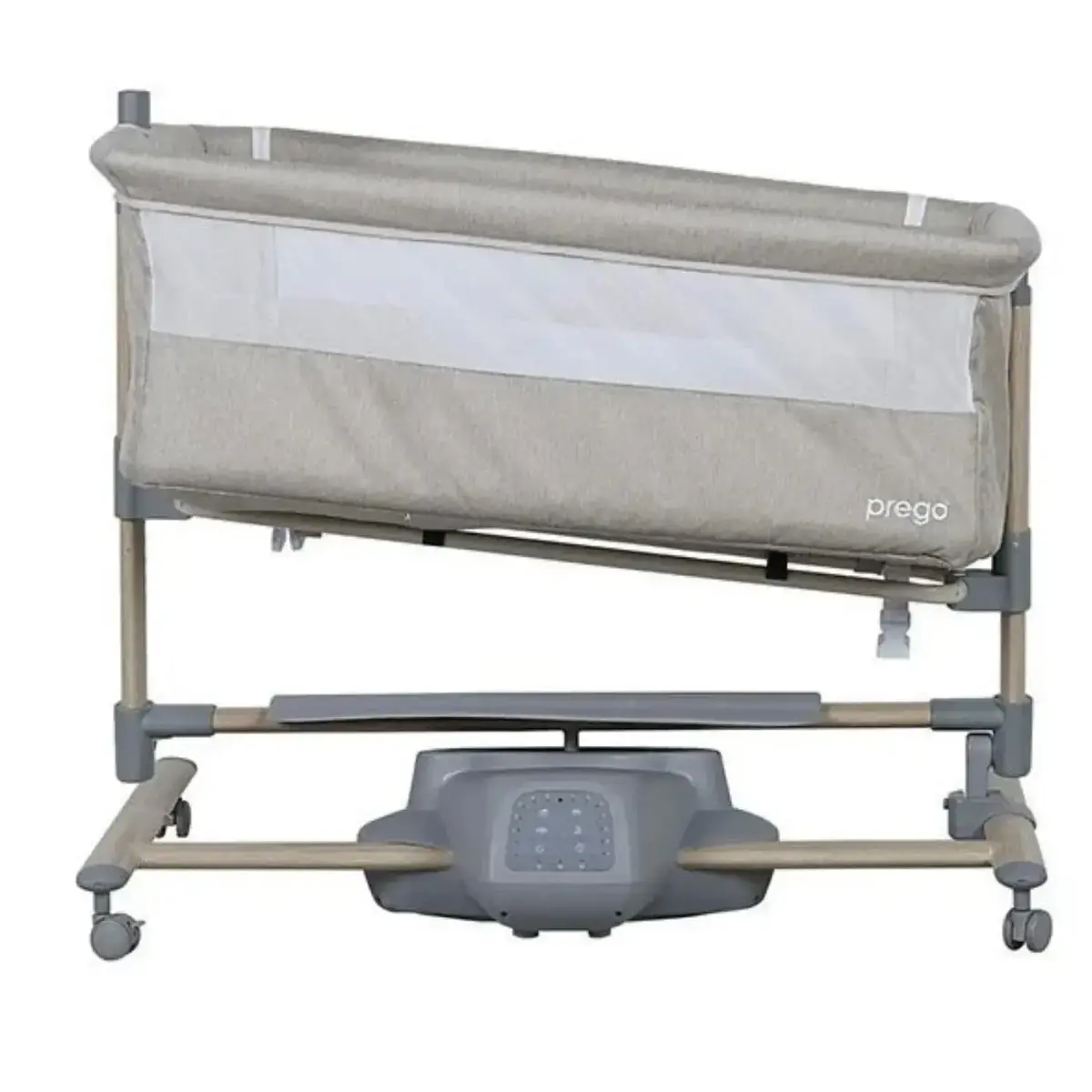 Prego 4091 Carmela Elektrikli Anne Yanı Beşik 57x93 cm Bej