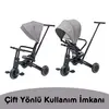 Duux Trike D56 7 in 1 Üç Tekerlekli Bisiklet Gri