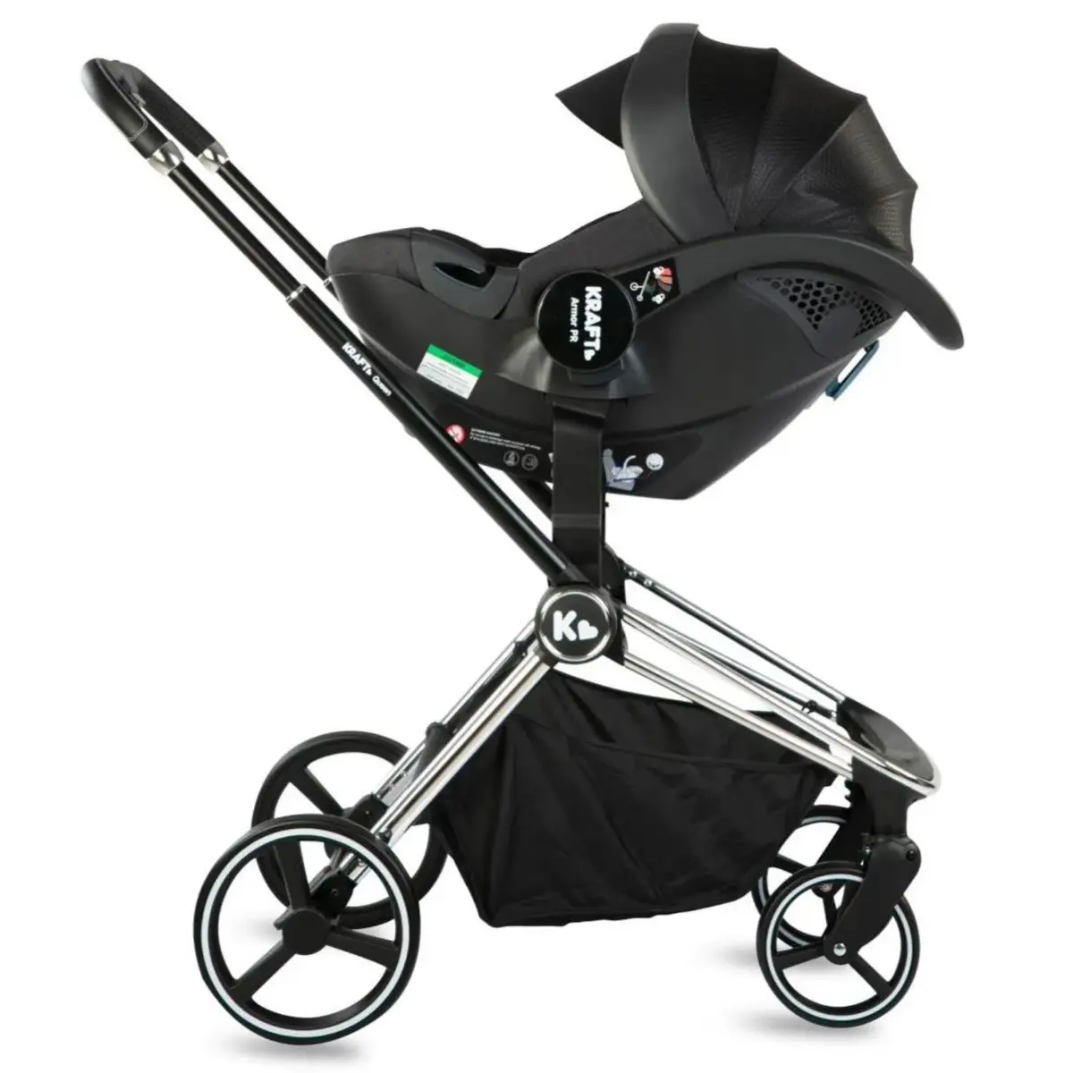 Kraft Quenn Travel Sistem Bebek Arabası Black