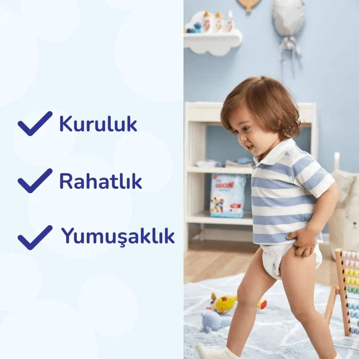 Goon Mutlu Bebek Külot Bebek Bezi 4 Beden 9-14 Kg 30lu Jumbo Paket