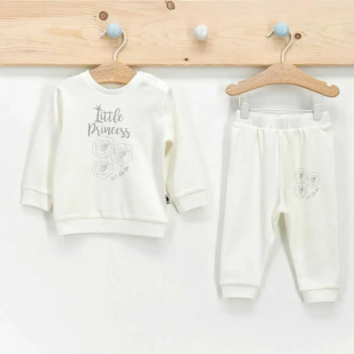 U.S. Polo 2li Takım Uzun Kol Krem U.S. Polo 2li Takım Uzun Kol Krem