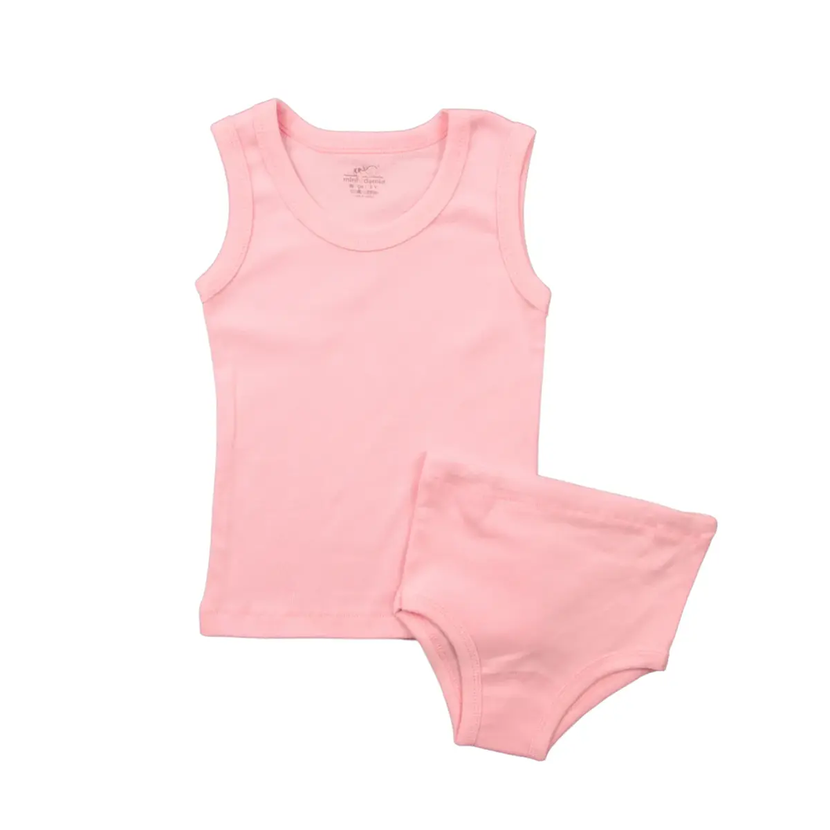 Mini Damla Çamaşır Takımı Askılı Pembe