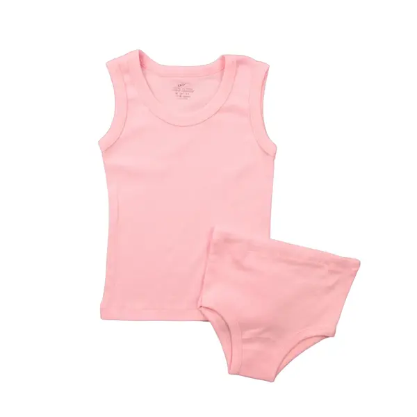 Mini Damla Çamaşır Takımı Askılı Pembe