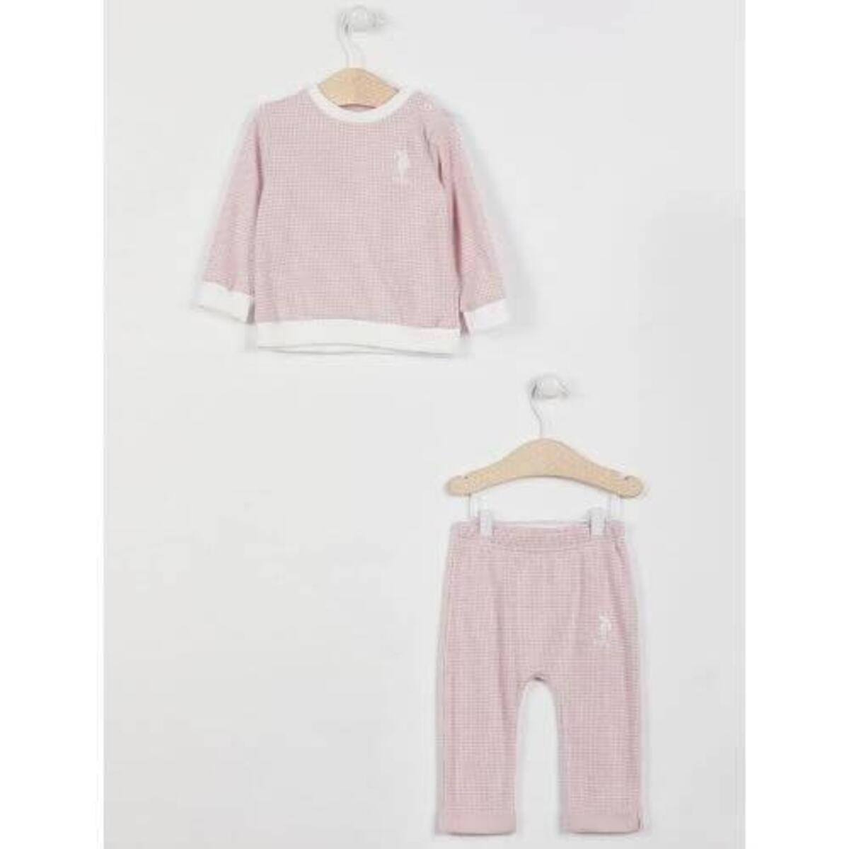 U.S. Polo 2li Takım Retro Pembe