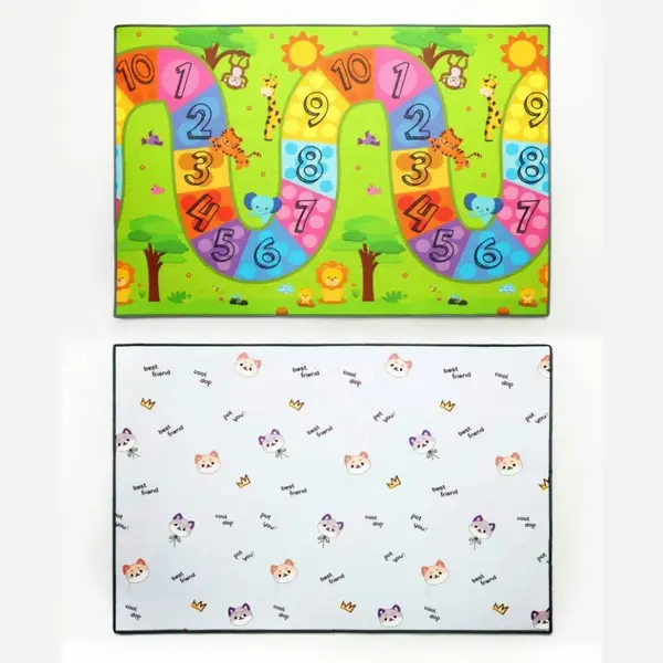 Coolmats Sevimli Kotik-Orman Yolu Oyun Halısı 140x200x1