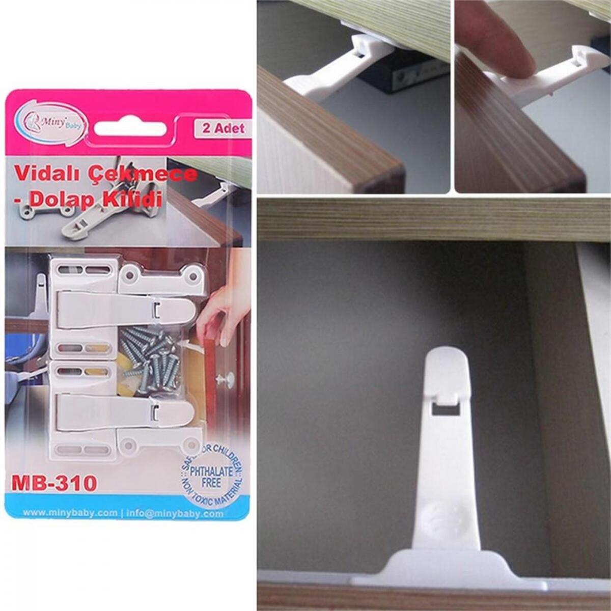 Miny Baby Vidalı Çekmece - Dolap Kilidi