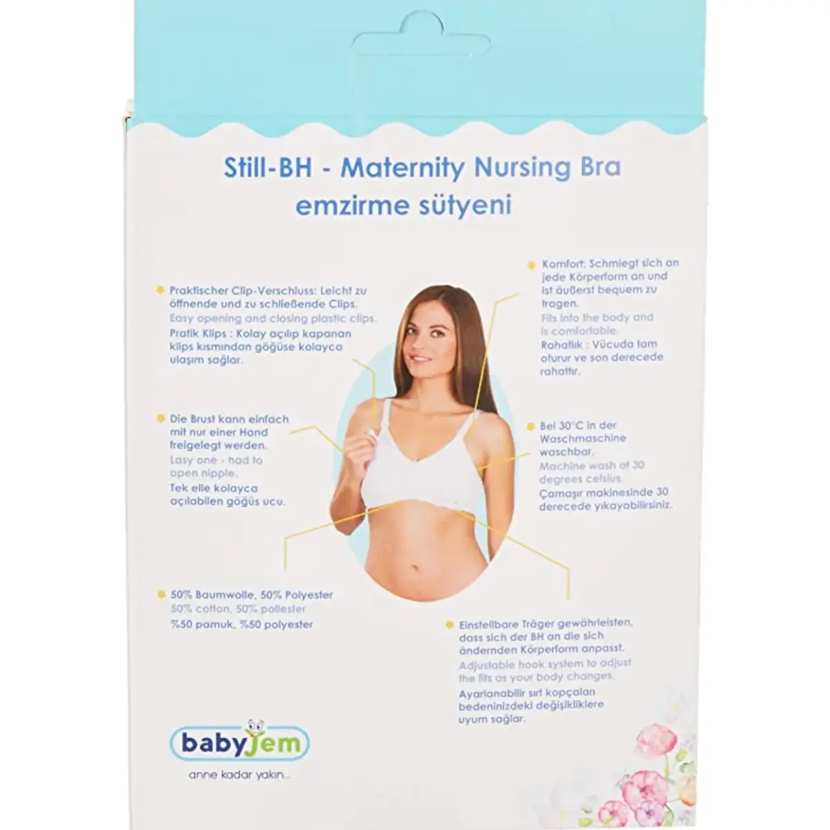 Babyjem Emzirme Sütyeni 85 Beden Ten