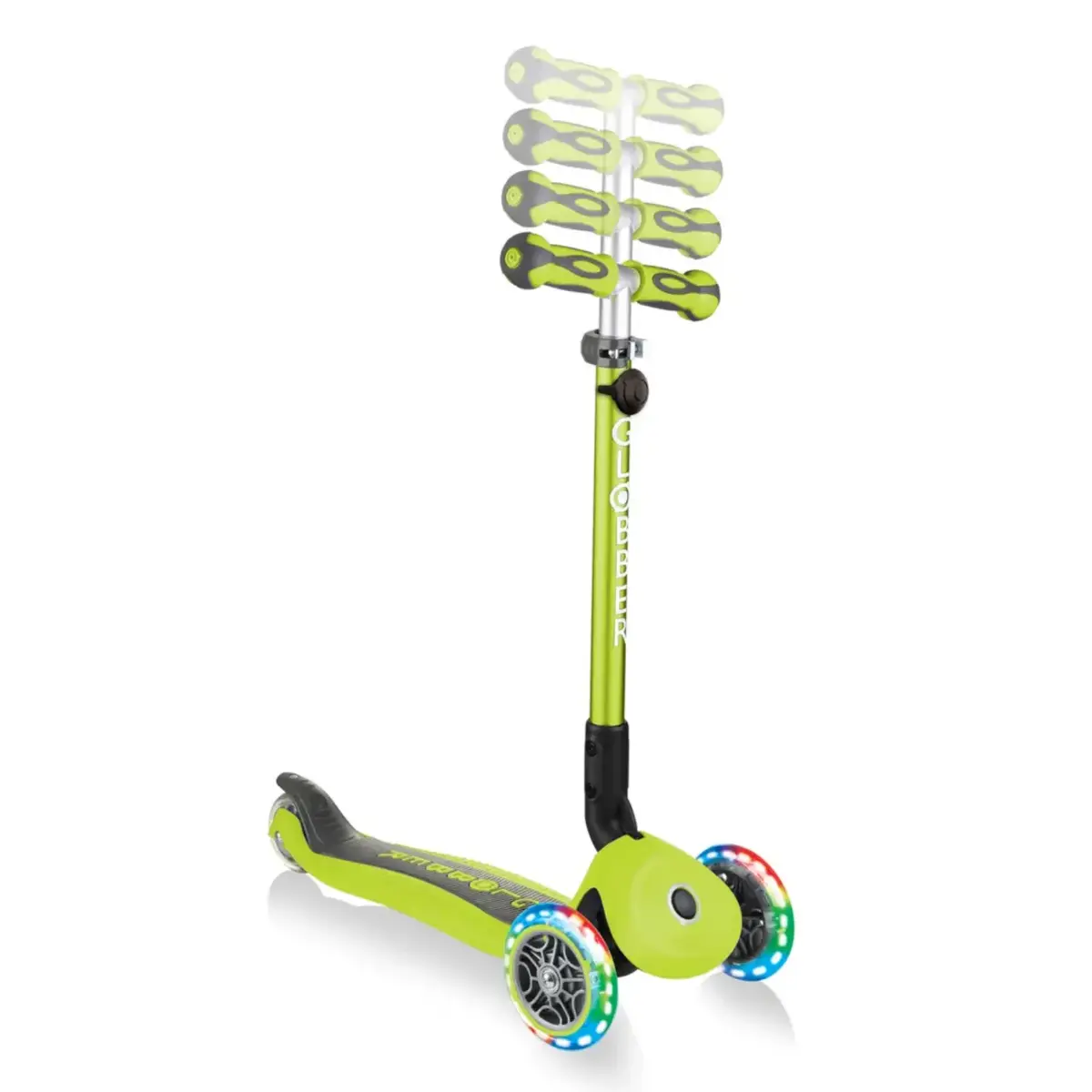Globber Go Up Deluxe Işıklı Scooter Yeşil