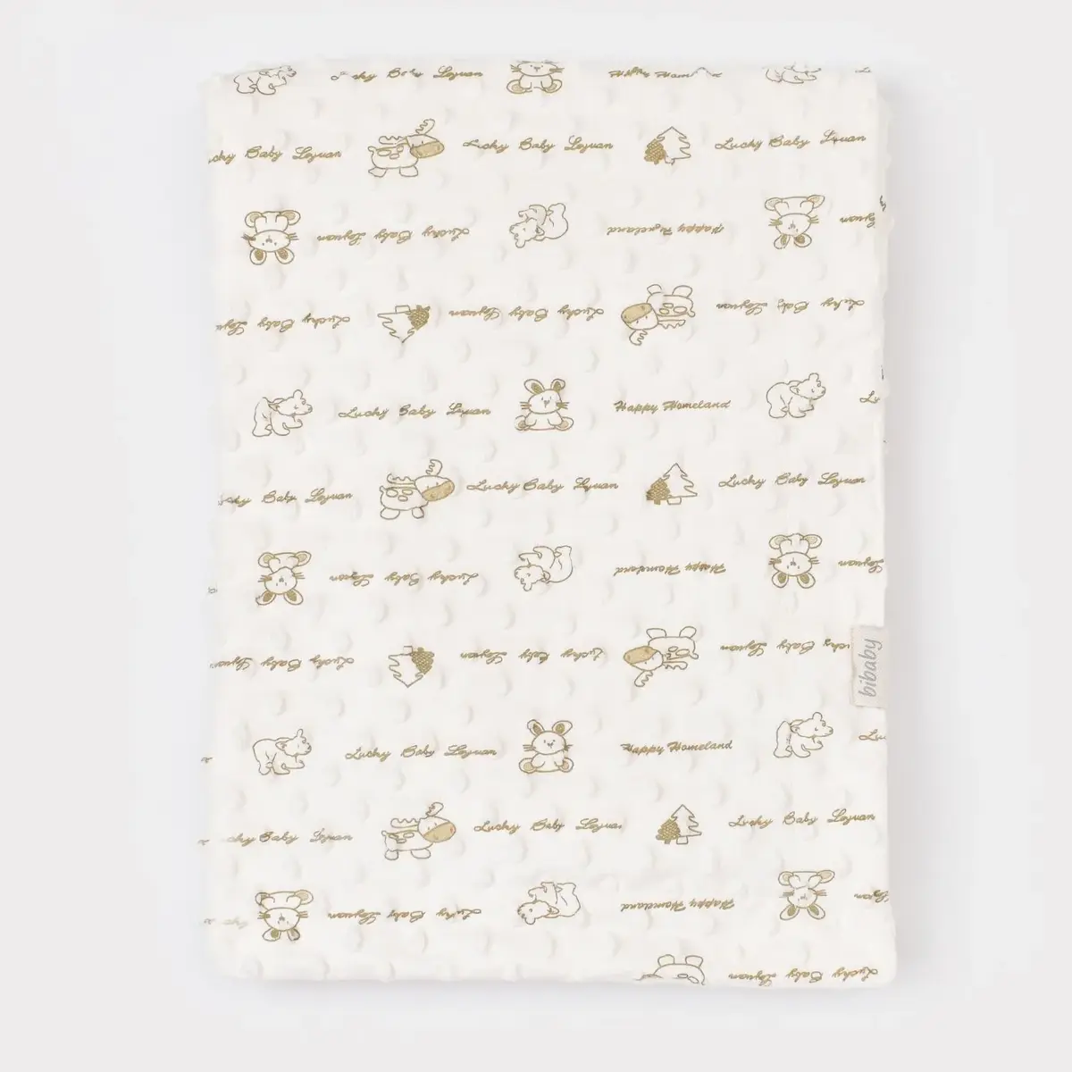 Bibaby Battaniye Desenli Küçük Boy Scoop Ekru Bibaby Battaniye Desenli Küçük Boy Scoop Ekru