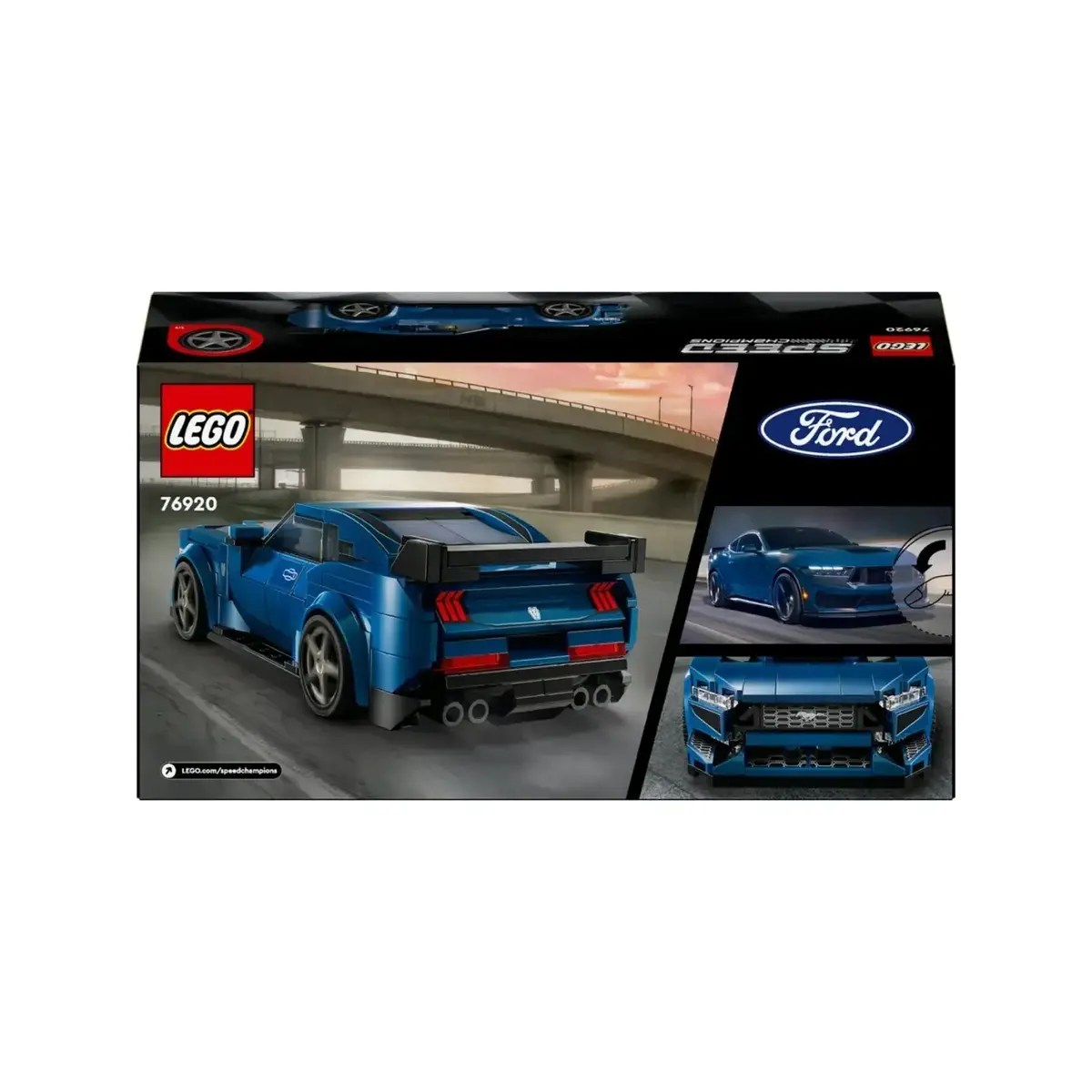 LEGO Speed Champions Ford Mustang Dark Horse Spor Araba 76920 - (344 Parça)