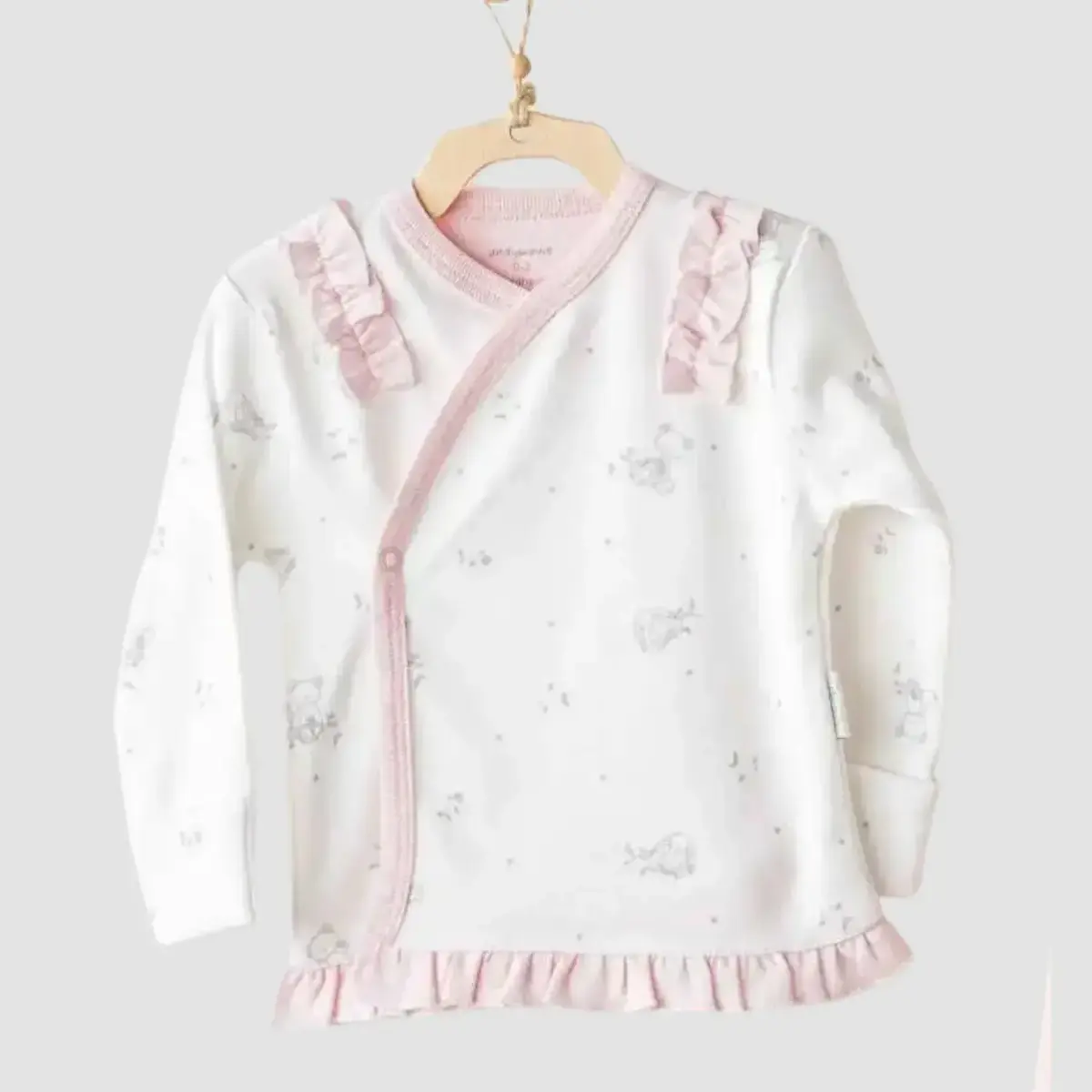 Andy Wawa Zıbın Takımı 3lü Cuddly Bunny Bear Pembe