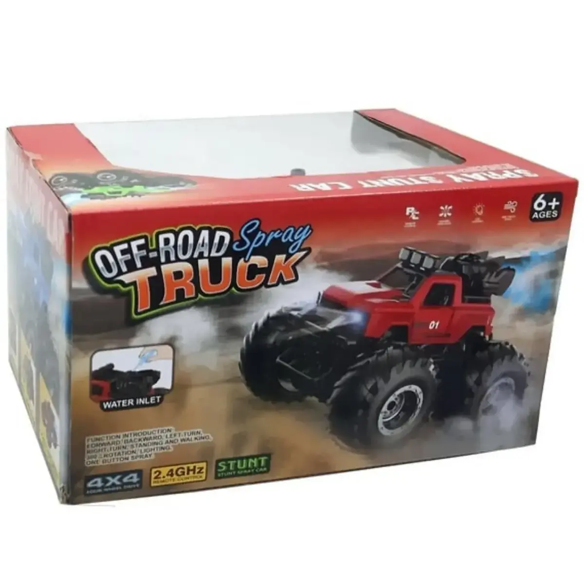 Uzaktan Kumandalı Duman Atan Çok Fonksiyonlu Jeep 4x4