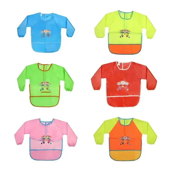 Lino Boyama Önlüğü 6-8 Yaş Su Geçirmez