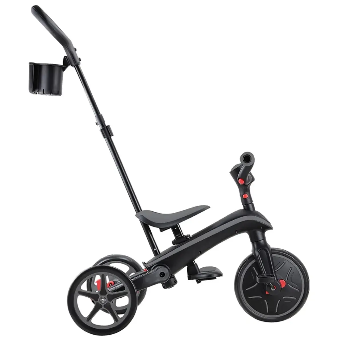 Globber Explorer 4in1 Katlanabilir Bisiklet - Siyah/Gri