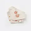 Bibaby Organik Fular Önlük 2li Summer Fruit Light Cream