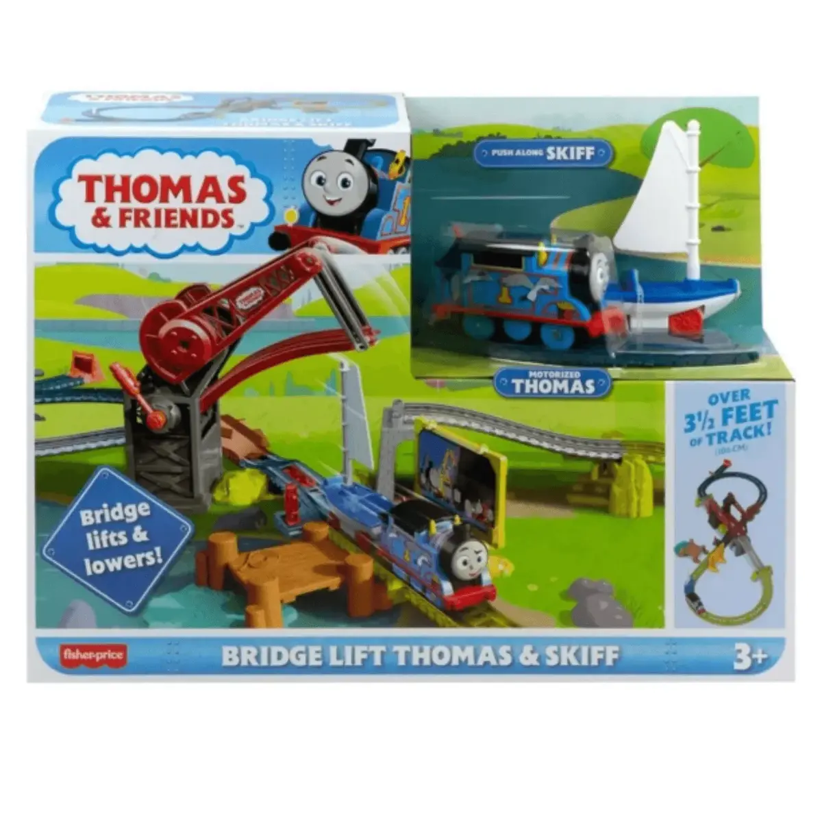 Thomas ve Arkadaşları Thomas ve Skiff Açılır Köprü Macerası Motorlu Trenli