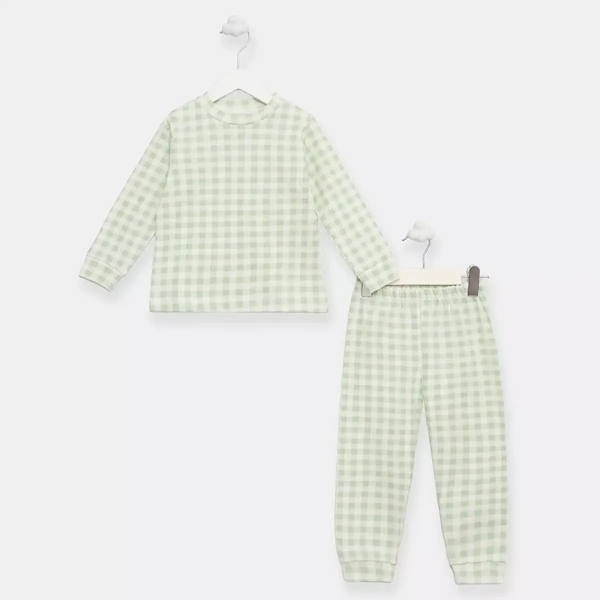 Ella Bonna Pijama Takımı Ekose