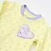 Bibaby Organik Zıbın Takımı Battaniyeli Tüllü Love You Baby Yellow Lavander