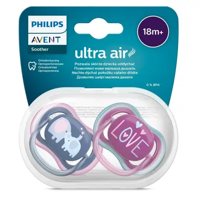 Philips Avent SCF349/22 Ultra Air Emzik 18+ Ay 2li Kız