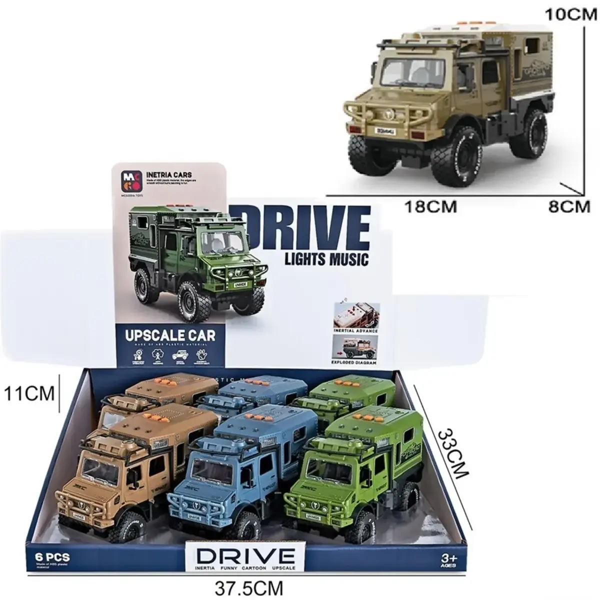 Vardem Sürtmeli Işıklı Müzikli Lüks Off-Road Karavan