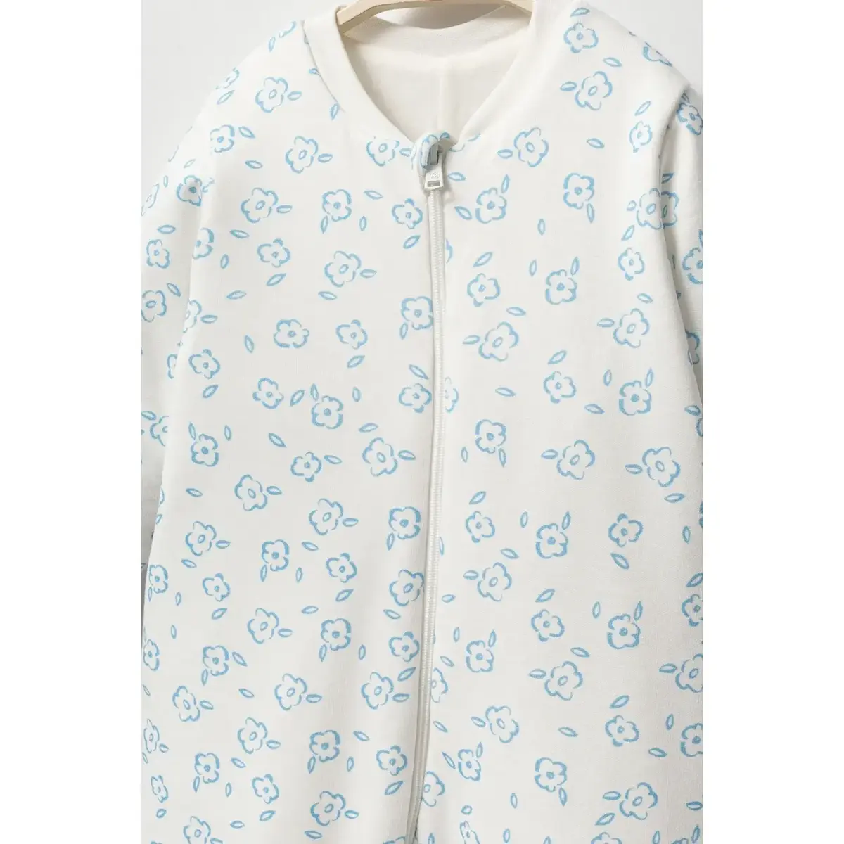 Moi Noi Uyku Tulumu Çoraplı 2,5 Tog Mavi Çiçek Desenli