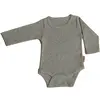 Rany Baby Kids Body Uzun Kol İnterlok Desenli Gri
