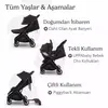 Uppababy Minu V3 Kabin Bebek Arabası Greyson