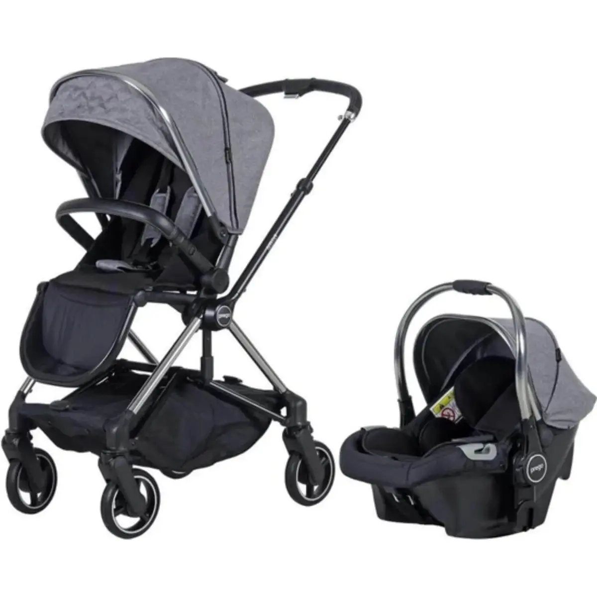 Prego 2066 Mios Travel Sistem Bebek Arabası Gri Prego 2066 Mios Travel Sistem Bebek Arabası Gri