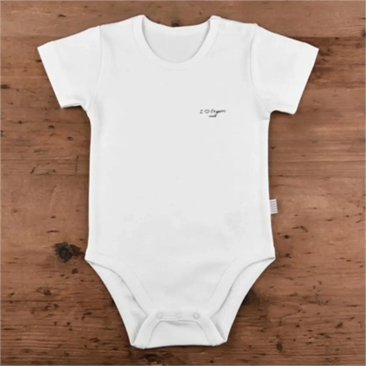 Kitikate Organik Body Kısa Kol Ekru