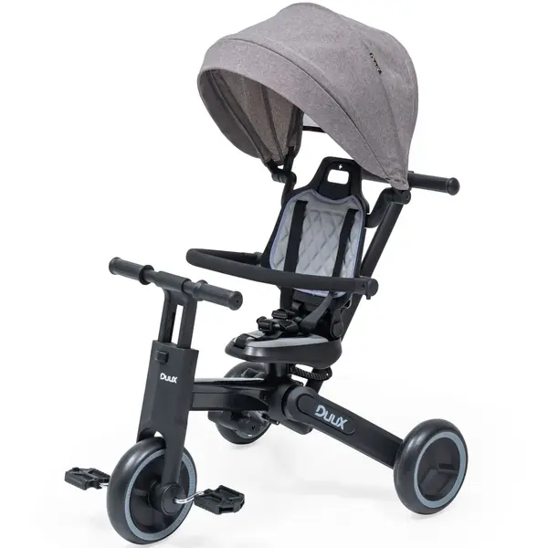 Duux Trike D56 7 in 1 Üç Tekerlekli Bisiklet Gri