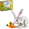 LEGO Creator 3’ü 1 Arada Beyaz Tavşan 31133 Oyuncak Yapım Seti 31133