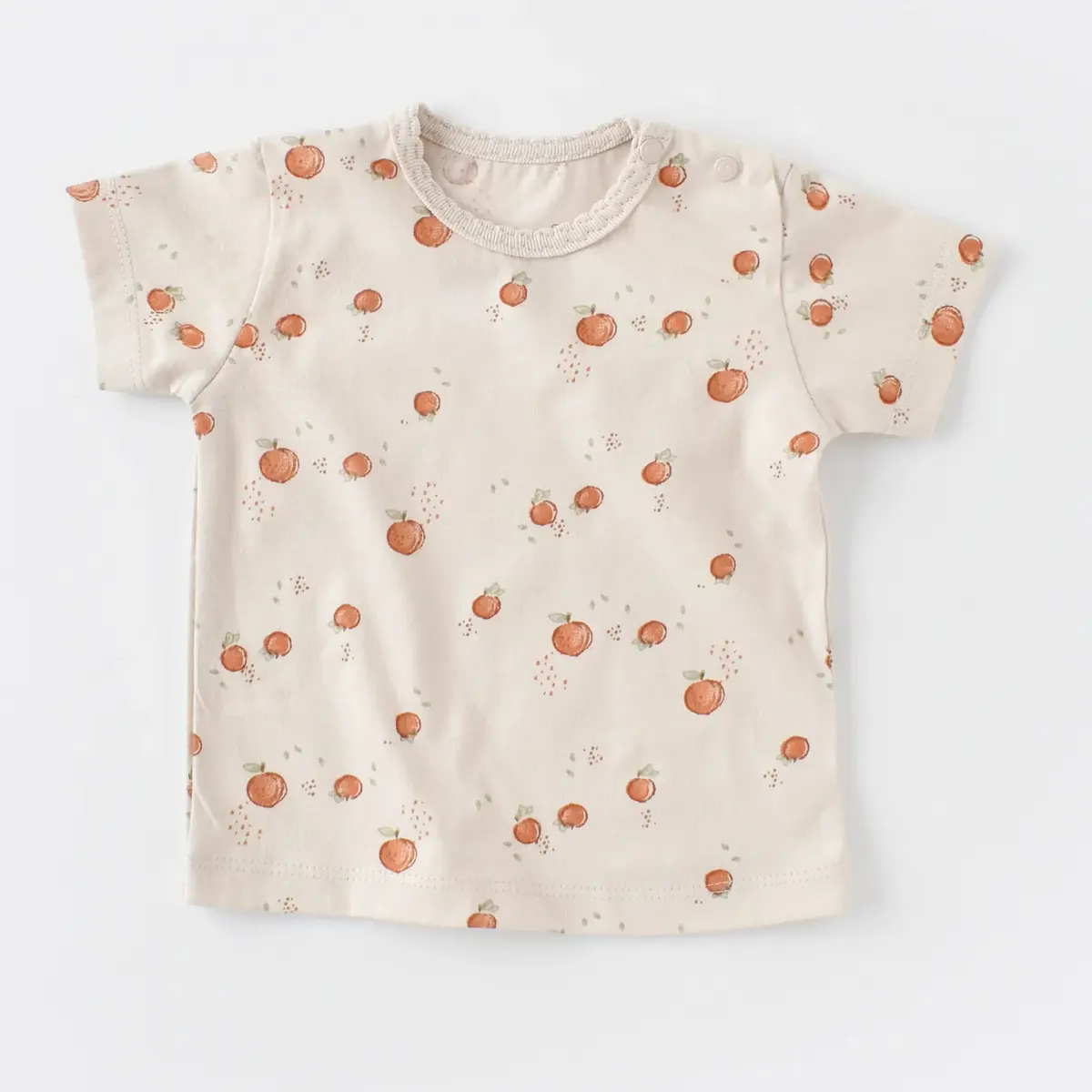 Bibaby Organik Salopet Tulum Summer Fruit Light Cream - Caramel