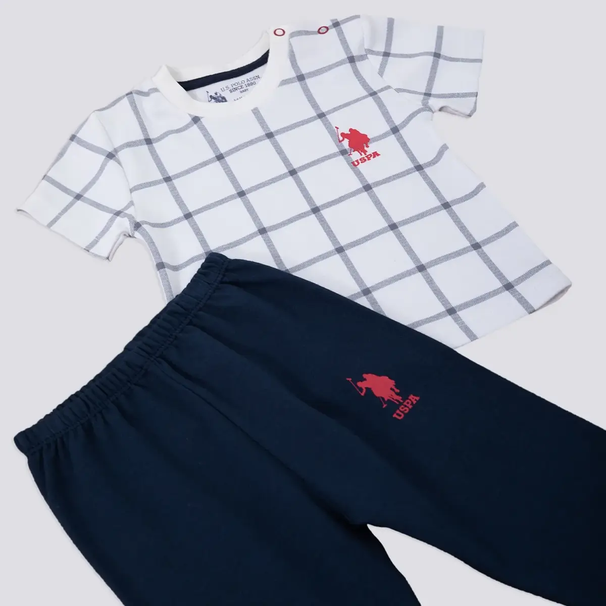 U.S. Polo 2li Takım T-Shirt Krem