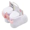 Bibaby Patik Çorap Angel Beyaz - Somon