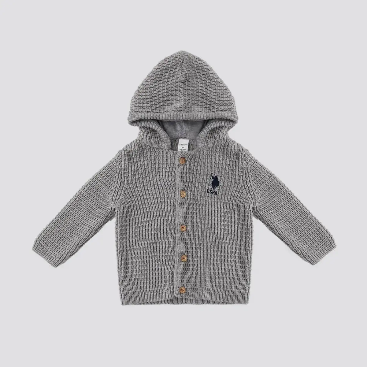 U.S. Polo Hırka Triko Açık Gri U.S. Polo Hırka Triko Açık Gri