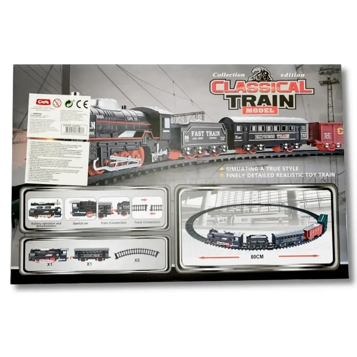 Işıklı Sesli Tren Seti 10 Parça