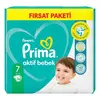 Prima Aktif Bebek Bezi 7 Beden 34lü Fırsat Paket 