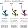Globber Go Up Deluxe Işıklı Scooter Pembe