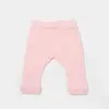 Bibaby Pantolon Patiksiz 2li Jakarlı Pembe - Ekru