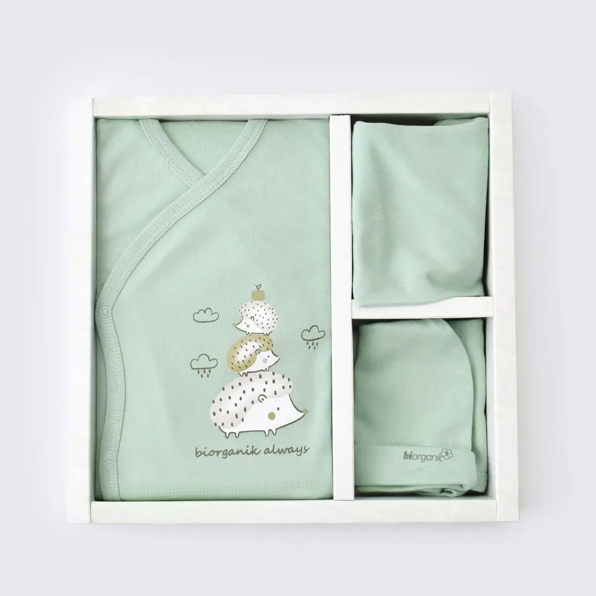 Bibaby Organik Hastane Çıkışı 5li Happy Always Yeşil